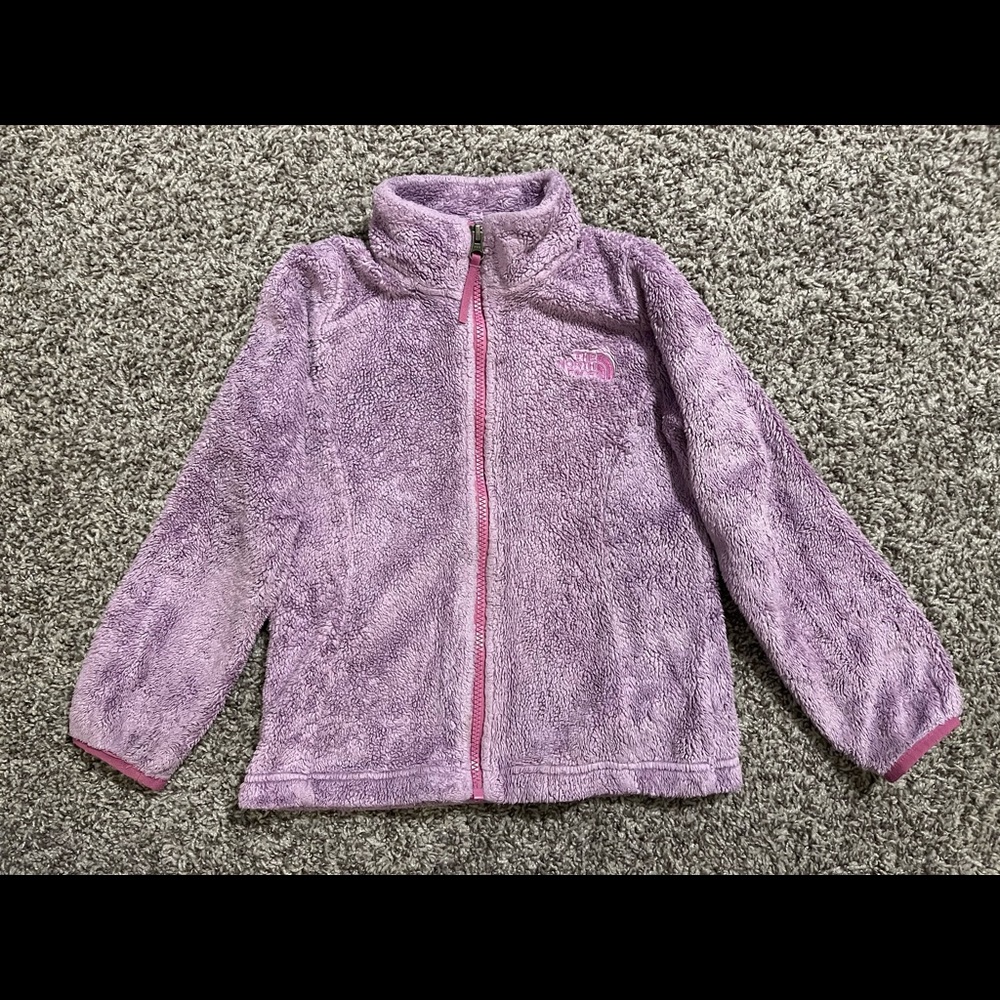Girls Purple fleece jacket